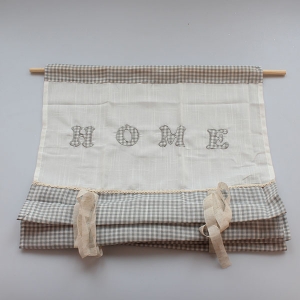 Závěsná roleta /závěs do kuchyně kostka HOME 60x150cm