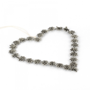 Závěsná vánoční dekorace srdce 24x28cm