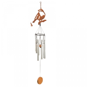 Závěsná zvonkohra s ptáčkem