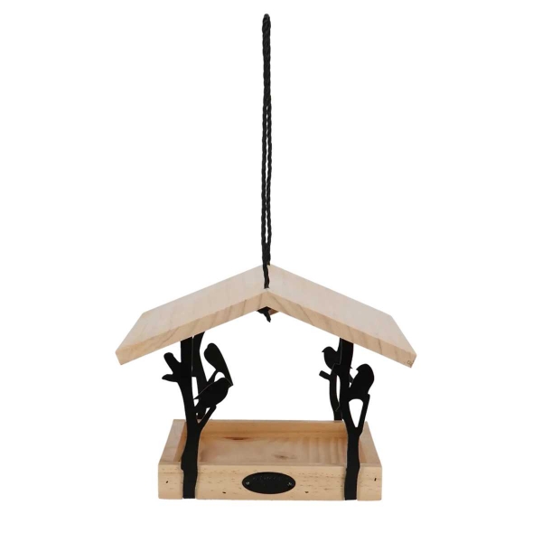 Závěsné dřevěné krmítko pro ptáky Chiffchaff 24,5 cm