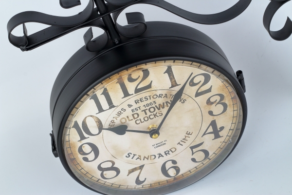 Závěsné hodiny oboustranné Old town