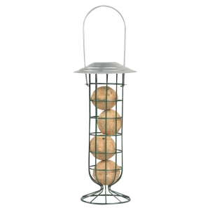 Závěsné krmítko pro ptáčky se zinkovou stříškou