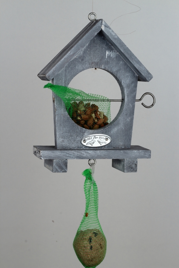 Závěsné krmítko pro ptáky s krmením 87cm