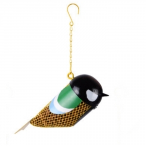 Závěsné krmítko zelený ptáček 22,5x8,4x12,4cm