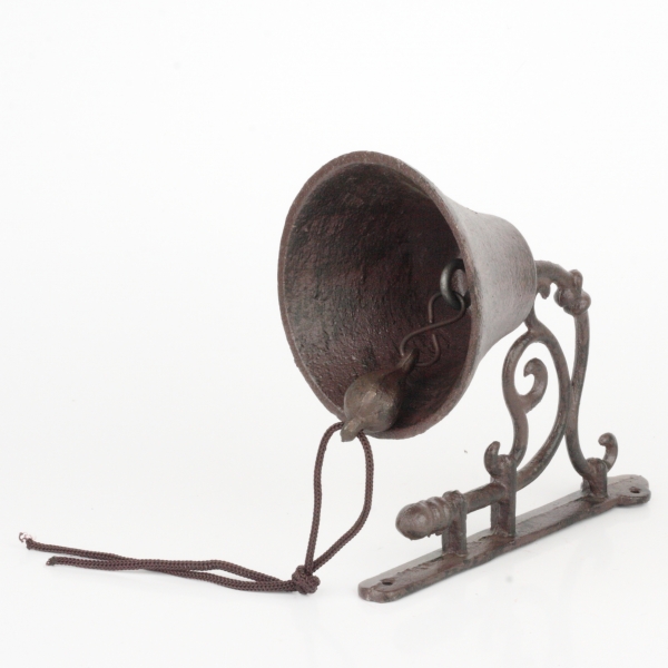 Závěsný litinový zvonek 18x10x19,5cm