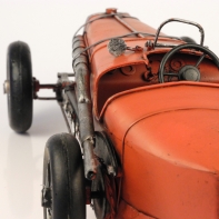 Závodní autíčko - červené plechové 33cm