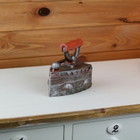 Žehlička retro- kasička 15x14 cm