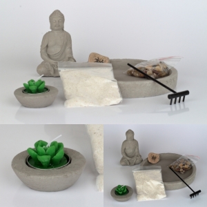 Zenová zahrádka s Buddhou 20cm