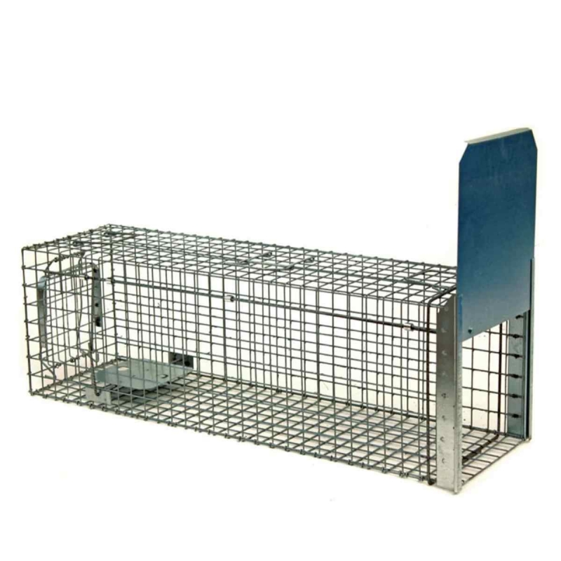 Živolovná past na kuny, lasičky a potkany – sklopec 80 × 26 × 26 cm