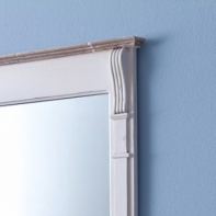 Zrcadlo bílé 60x100x4cm