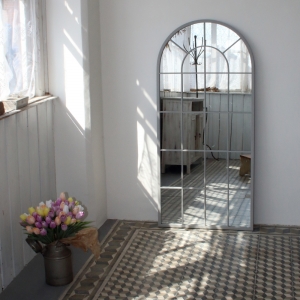 Zrcadlo s kovovým rámem 65x140x3cm