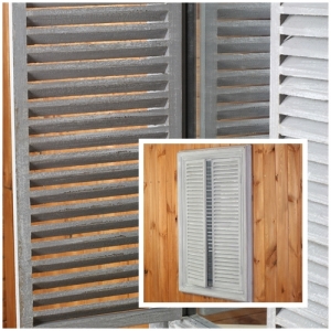 Zrcadlo s okenicemi - falešné okno 94x64cm