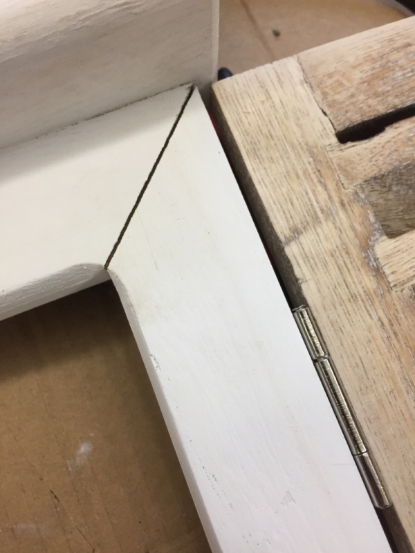 Zrcadlo s okenicemi VYŘAZENÉ 31x46cm