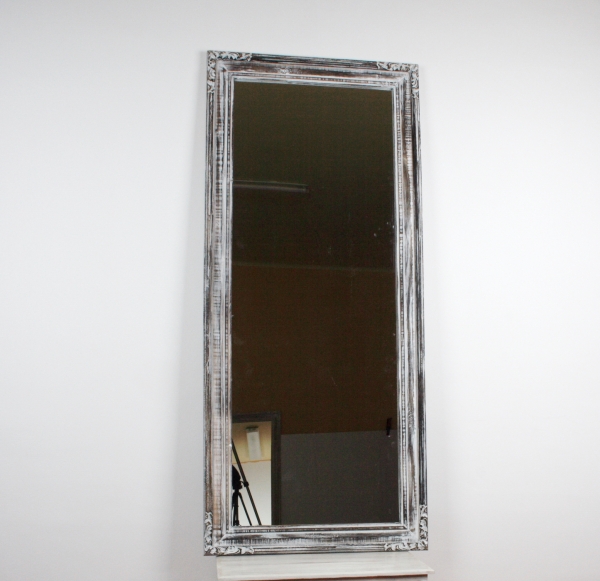 Zrcadlo s rámem 60x170cm tmavý