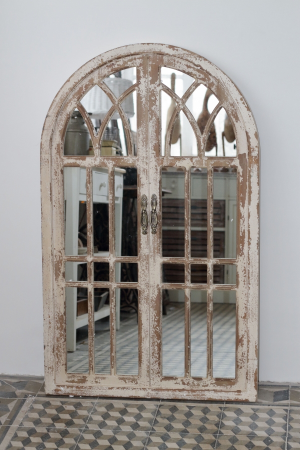 Zrcadlo s s imitací okenice 110x68cm