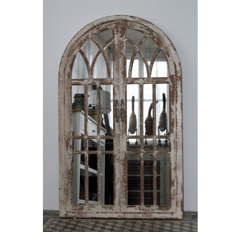 Zrcadlo s s imitací okenice 110x68cm