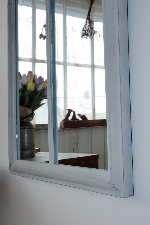 Zrcadlo s vitráží 61,0x4,6x111,8 cm