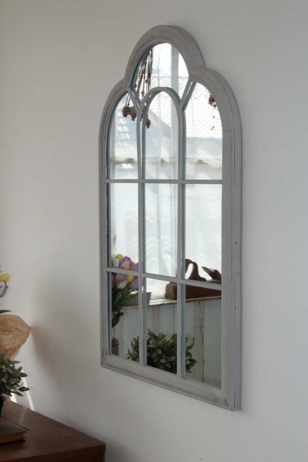 Zrcadlo s vitráží 61,6x3,8x90,5 cm