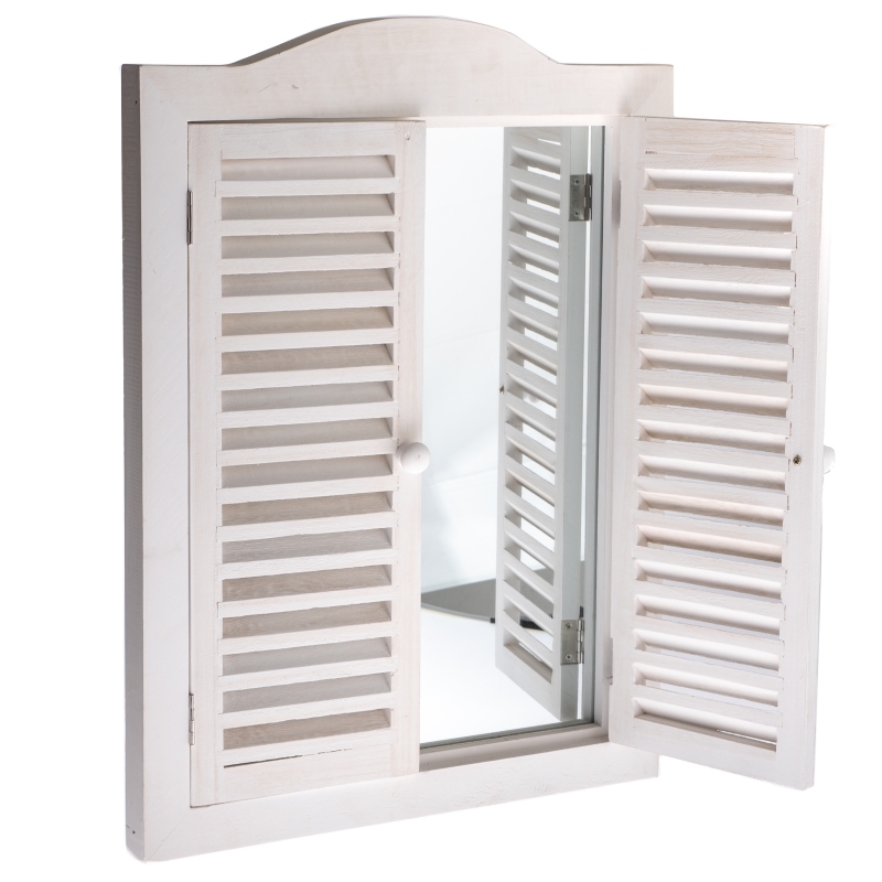 Zrcadlo v dřevěném rámu 45x60x3cm