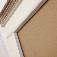 Zrcadlo vertikální - nové / bez skla - zrcadla