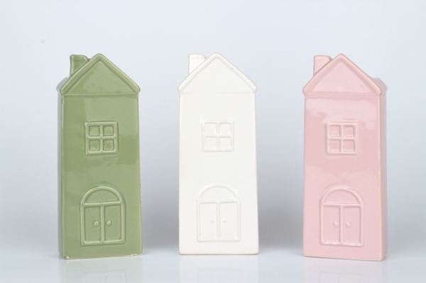 Zvlhčovač vzduchu na radiátor domeček krémový 7x19x3,2cm