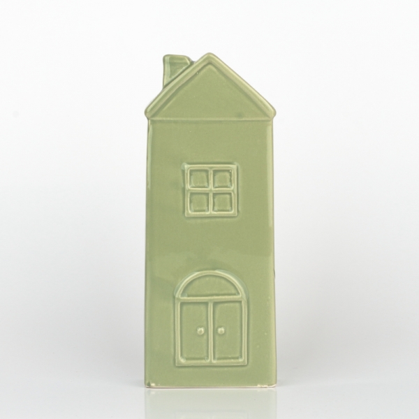 Zvlhčovač vzduchu na radiátor domeček zelený 7x19x3,2cm