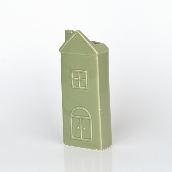 Zvlhčovač vzduchu na radiátor domeček zelený 7x19x3,2cm