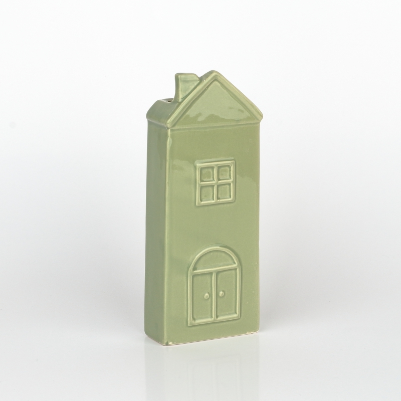 Zvlhčovač vzduchu na radiátor domeček zelený 7x19x3,2cm