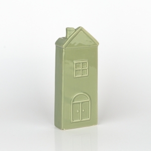 Zvlhčovač vzduchu na radiátor domeček zelený - vyřazeno