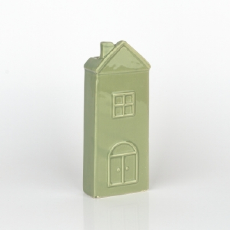 Zvlhčovač vzduchu na radiátor domeček zelený - vyřazeno