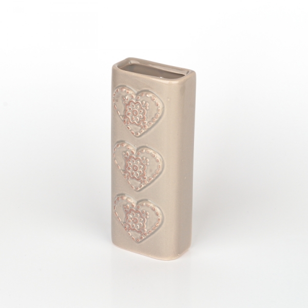 Zvlhčovač vzduchu na radiátor srdce hnědý 6,9x17x4cm