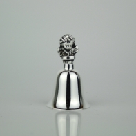 Zvoneček s andílkem postříbřený 5cm