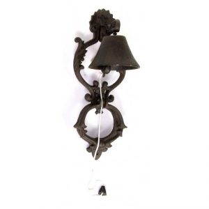 Zvonek s klepadlem litina 37 cm