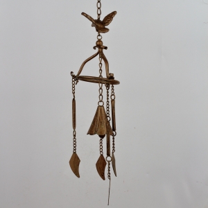 Zvonkohra na zahradu ptáček 12x70cm