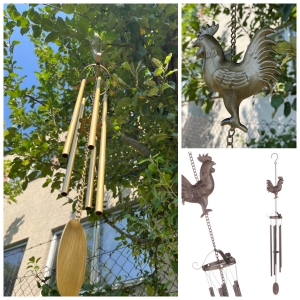 Zvonkohra s kohoutem 96cm kovová